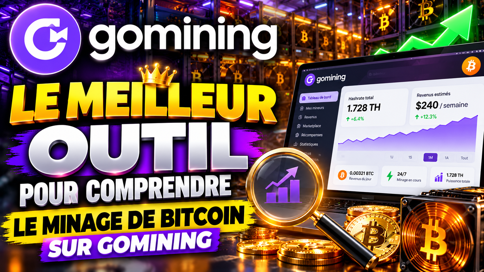 GoMining : 952 commits plus tard, voici ce que gominingupmp.fr sait faire (et mes chiffres à jour)
